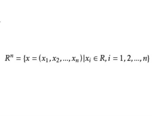 n维欧几里得空间