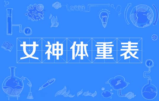 女神体重表