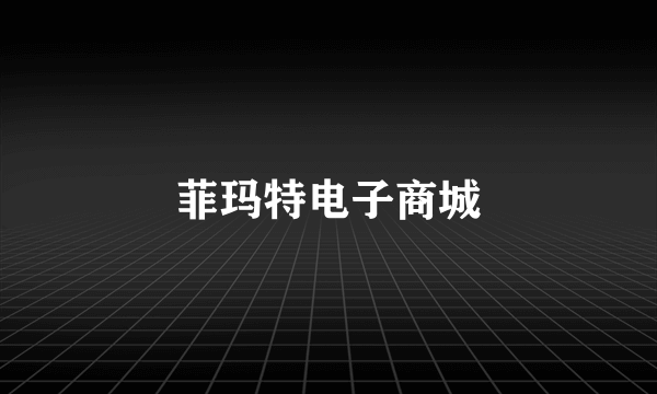 菲玛特电子商城