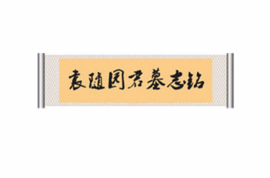 袁随园君墓志铭