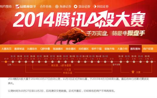 2014年腾讯A股大赛