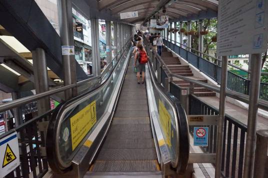 中环至半山自动扶梯系统