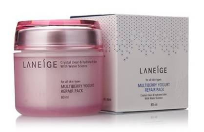 兰芝草莓酸奶面膜