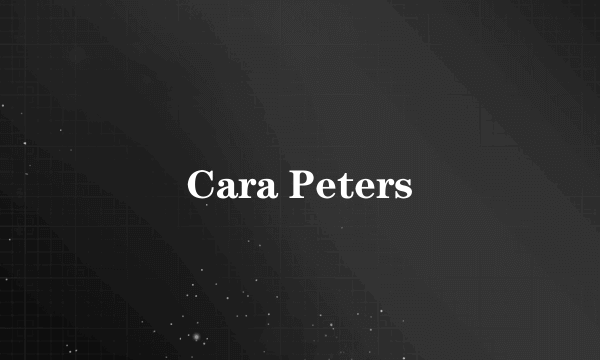 Cara Peters