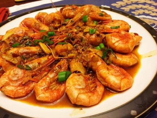 葱烧大虾