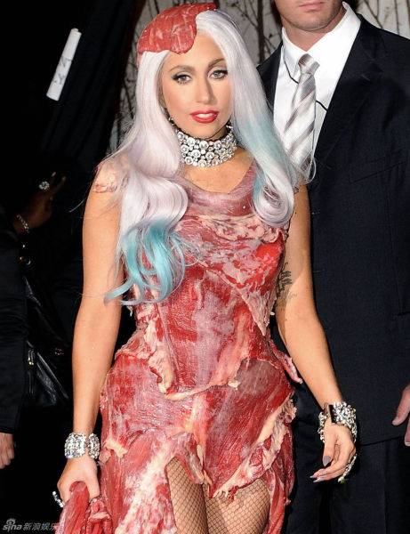lady gaga肉片装