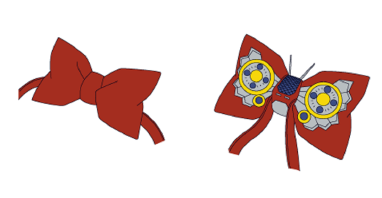 蝴蝶结型变声器