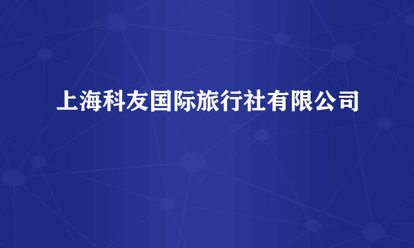 上海科友国际旅行社有限公司