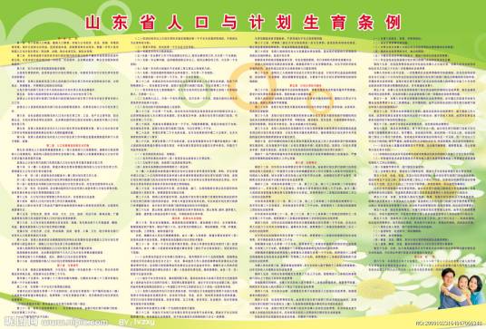 山东省人口与计划生育条例