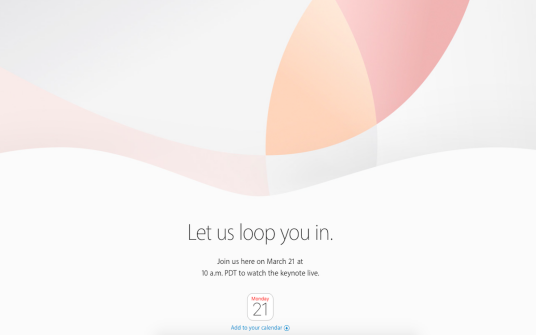 2016苹果春季新品发布会