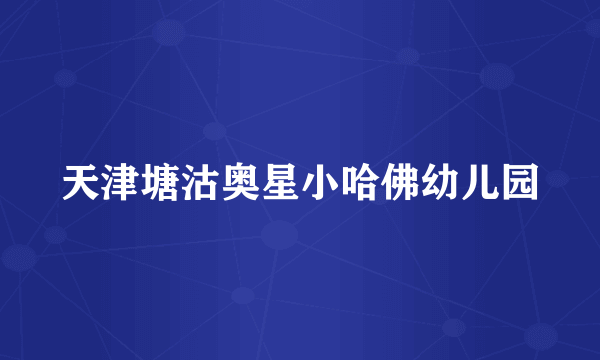 天津塘沽奥星小哈佛幼儿园