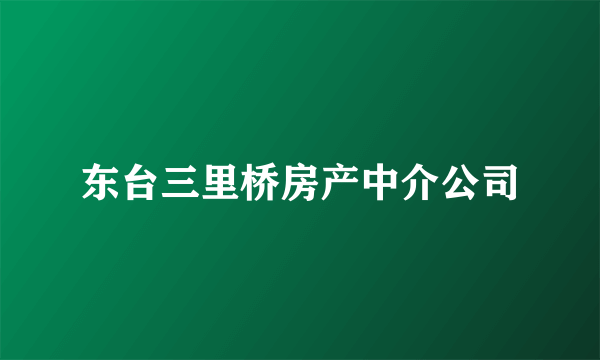 东台三里桥房产中介公司