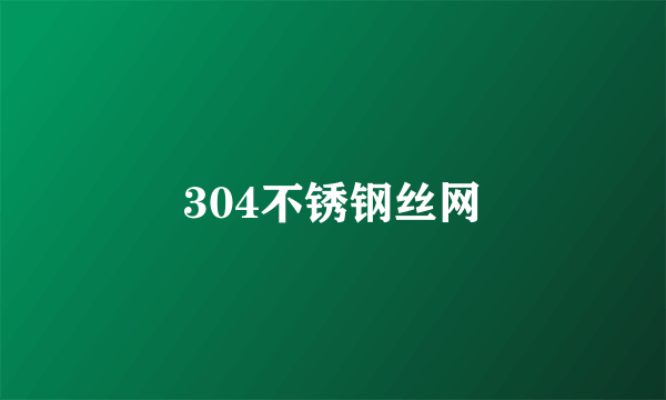 304不锈钢丝网