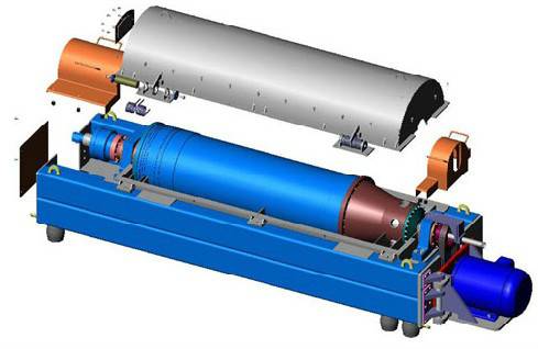 卧式螺旋卸料沉降离心机