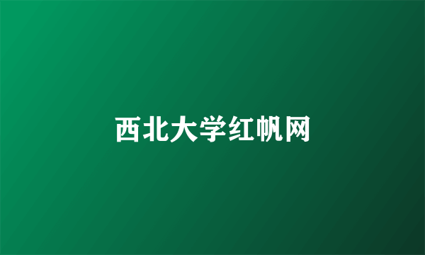 西北大学红帆网