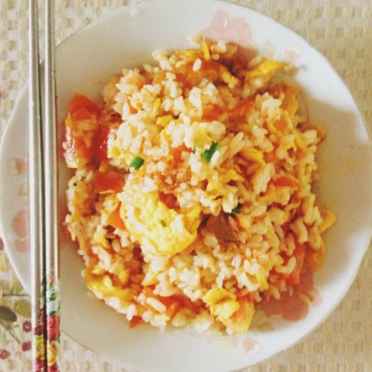 番茄蛋炒饭