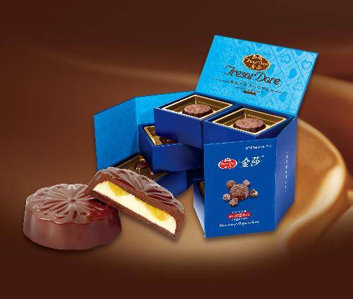 金莎巧克力月饼