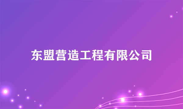 东盟营造工程有限公司