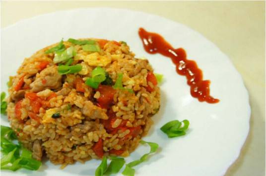 番茄酱炒饭