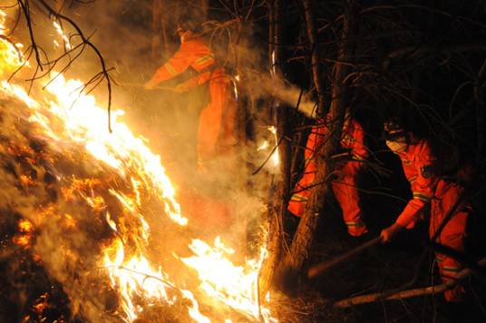 3·7山西晋城陵川森林火灾