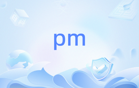 pm（网络用语）
