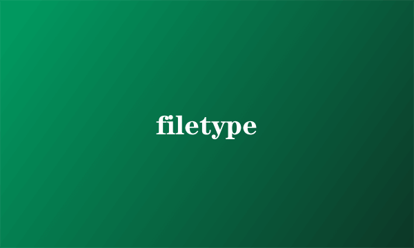 filetype