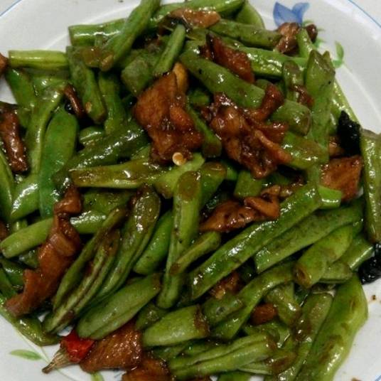 四季豆烧肉