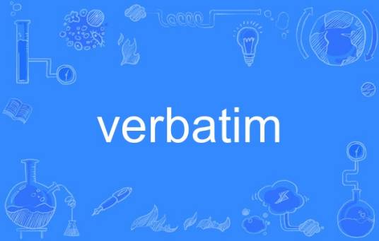 verbatim