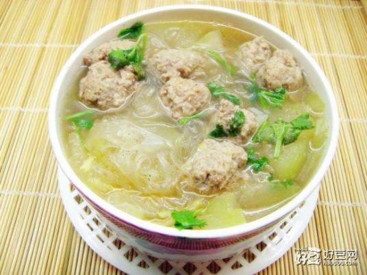 冬瓜丸子粉丝汤
