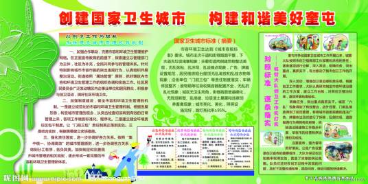 国家卫生城市标准