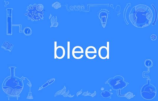 bleed（英文单词）