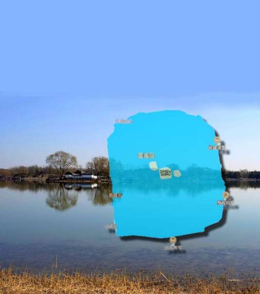 福海（中国北京市圆明园中最大的湖泊）