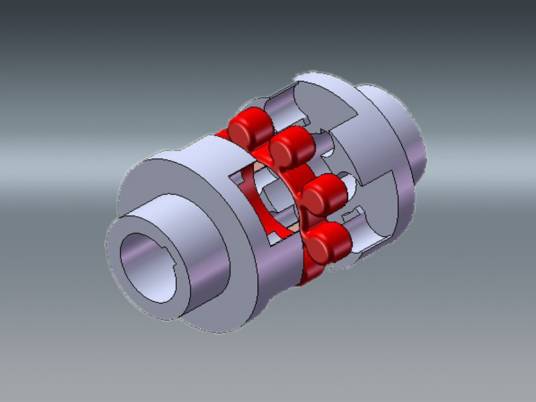 梅花形弹性联轴器（联轴器的一种）