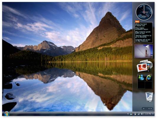sidebar（Windows vista桌面上的组件）