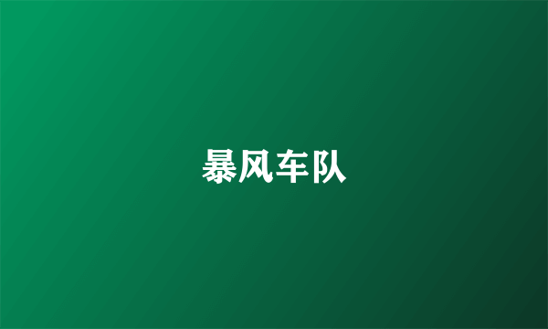 暴风车队