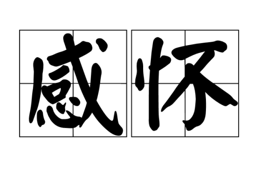 感怀（汉语词汇）