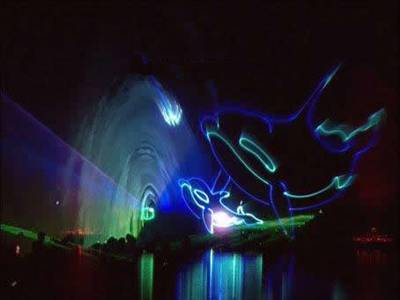 水幕电影（展示较强立体电影效果的一种多媒体技术）