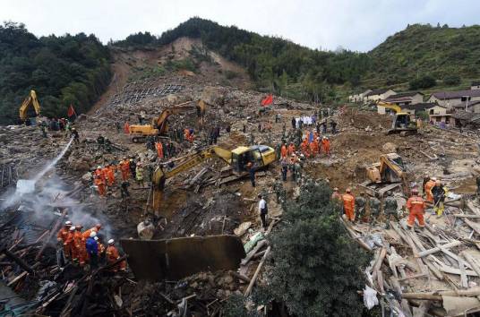 11·13浙江丽水山体滑坡事故