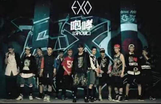 咆哮（EXO正规一辑后续版主打歌）