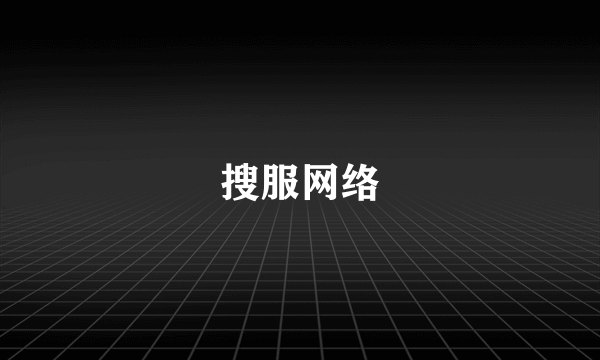 搜服网络