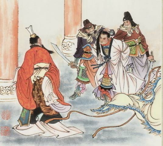 白门楼吕布殒命