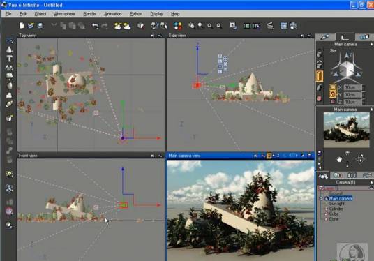 VUE（3D渲染解决方案产品）