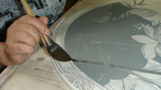 分水（青花瓷绘制工艺）