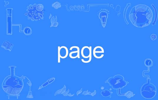 page（英文单词）