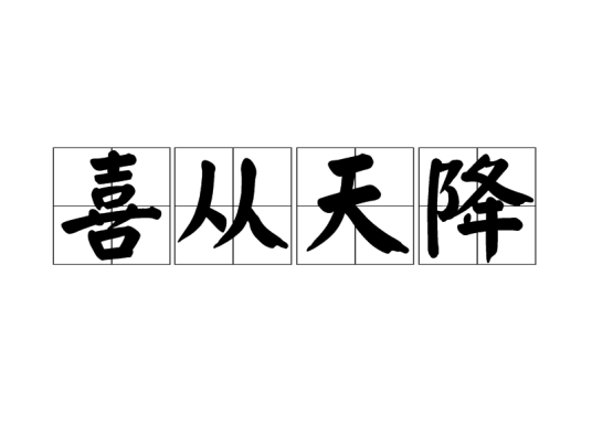 喜从天降（汉语成语）