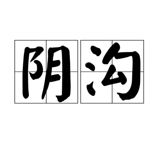 阴沟（汉语词语）