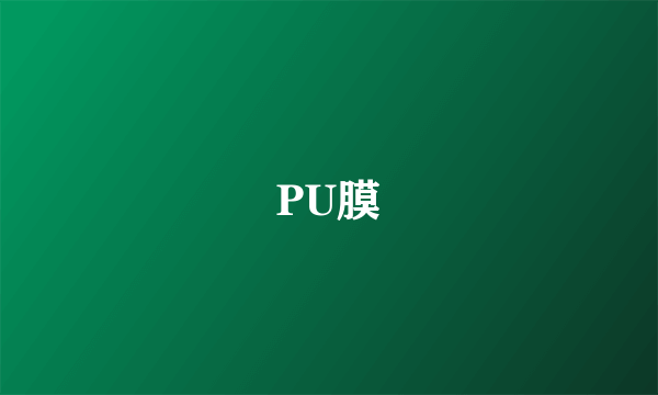 PU膜