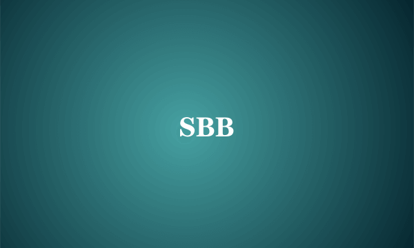 SBB