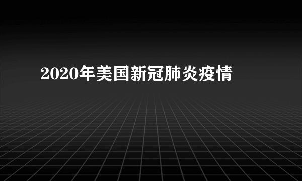 2020年美国新冠肺炎疫情