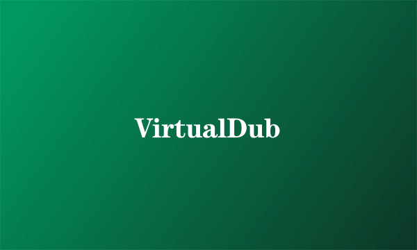 VirtualDub